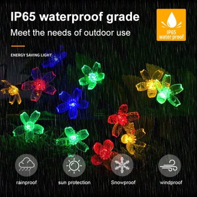 LED圣诞灯 - HCP170  太阳能彩花串灯